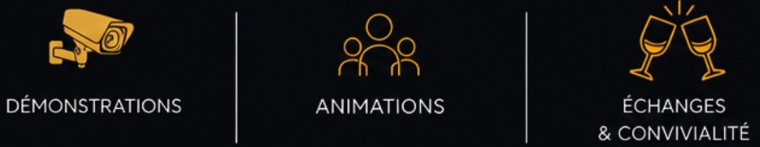 Démonstrations, animations, échanges et convivialité